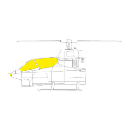 eduard jx280 1 32 mask ah1g tface canopy mask set for icm