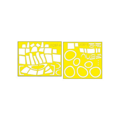 eduard jx287 1 32 mask b 25h for hkm canopy mask set