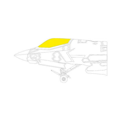 eduard jx297 1 32 mask f 35c for trumpeter canopy mask set