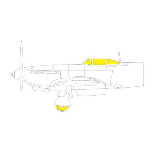 eduard jx301 1 32 mask yak 9k for icm canopy mask set