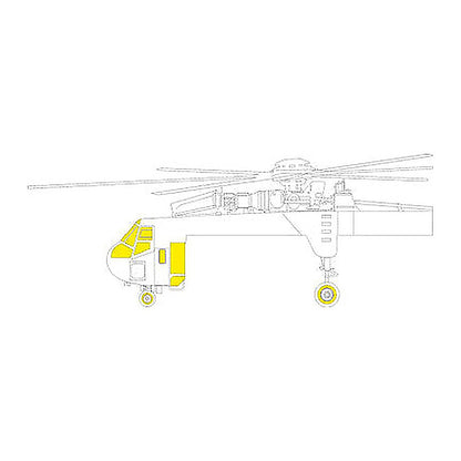 eduard jx307 1 32 paint mask for icm ch 54a 1 35 canopy mask set