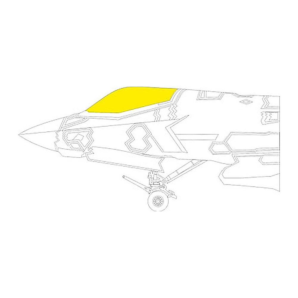 eduard jx323 1 32 f 35b tface canopy mask set masks