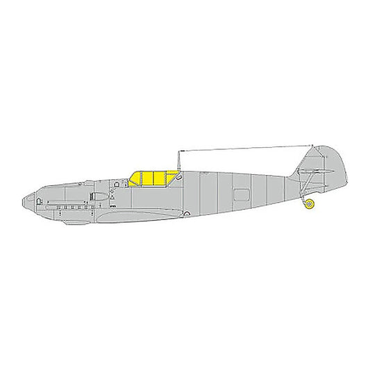 eduard jx330 1 32 bf 109f 2 mask for hobby 2000 hasegawa