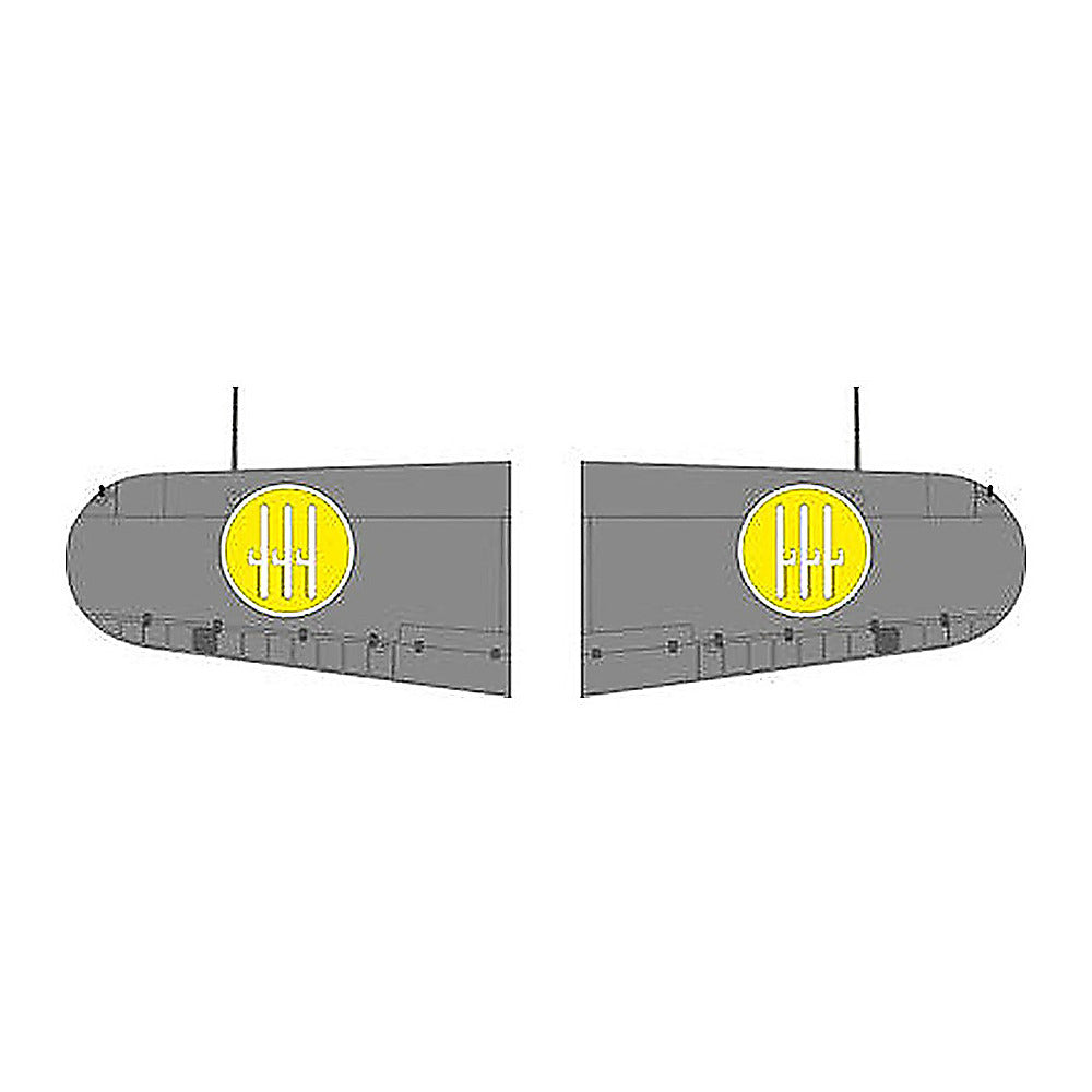 eduard jx344 1 32 mask mc 200 saetta wings national insignia for
