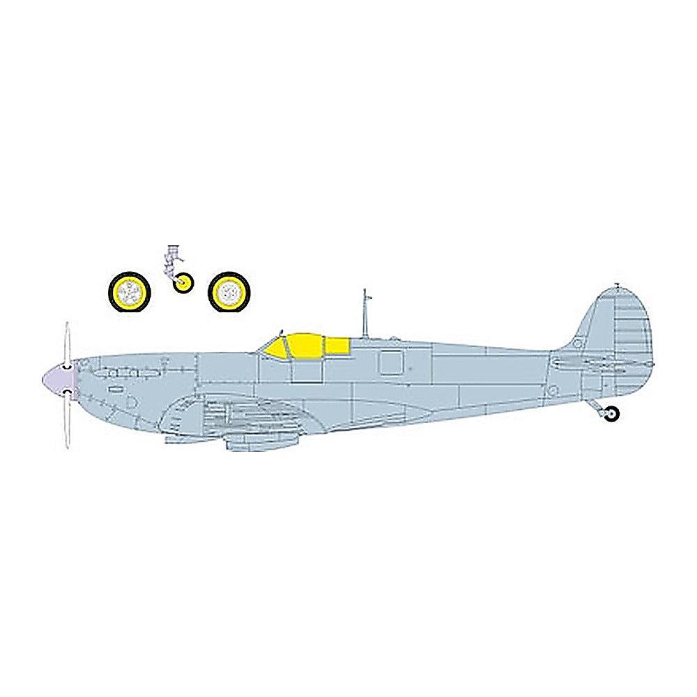 eduard jx347 1 32 mask spitfire mk vb tface canopy mask set for kotare