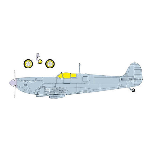 eduard jx347 1 32 mask spitfire mk vb tface canopy mask set for kotare