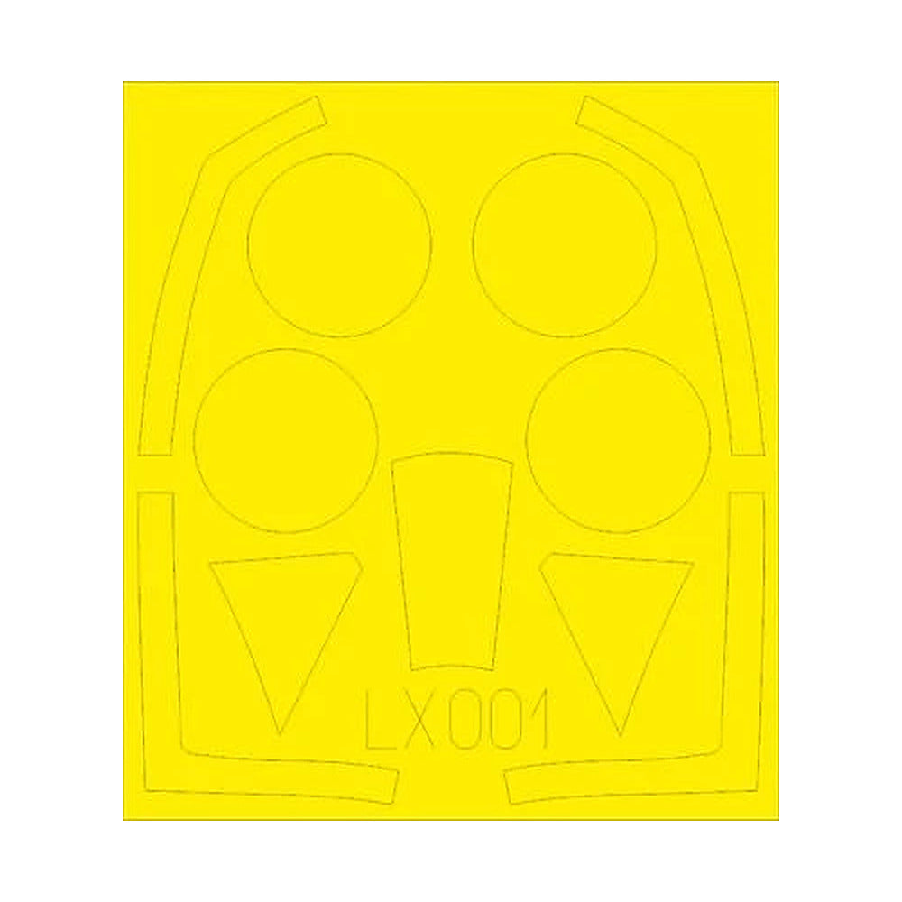 eduard lx001 1 24 mask typhoon mk ib for airfix canopy mask set