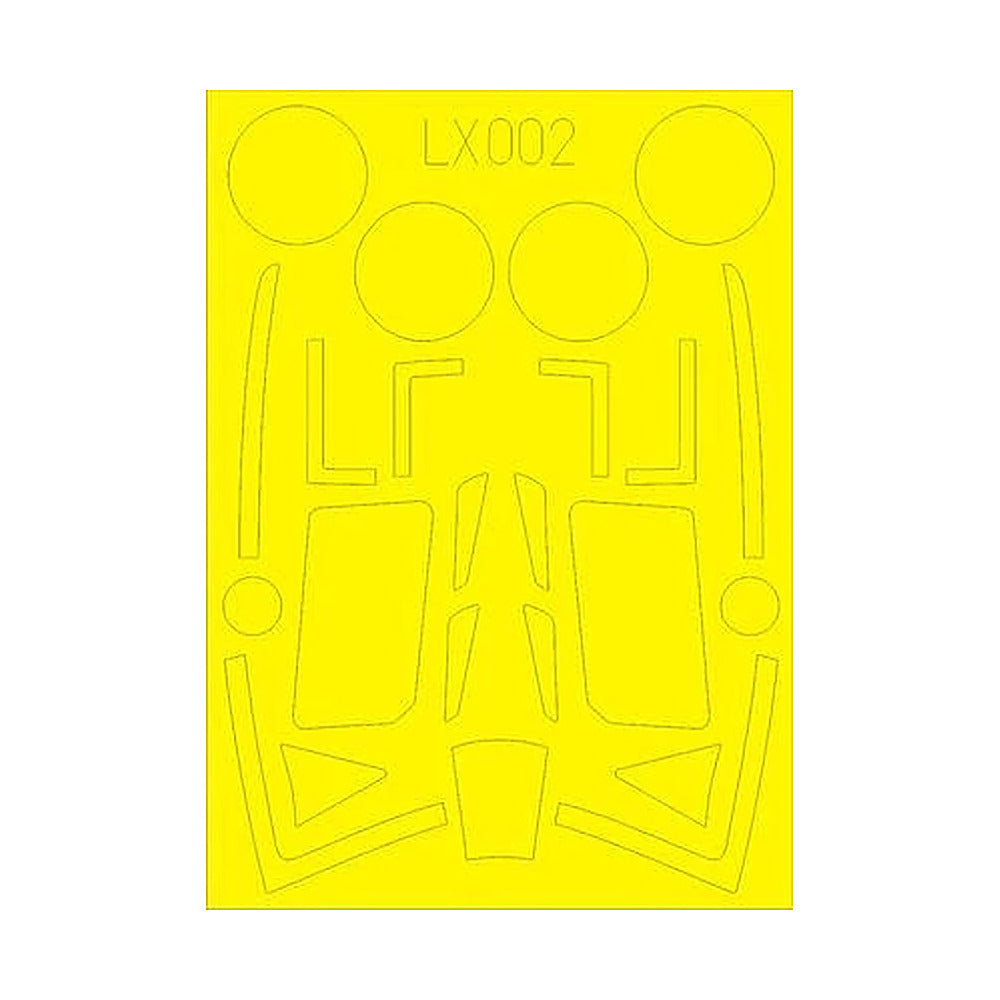 eduard lx002 1 24 mask typhoon mk ib car door for airfix canopy mask