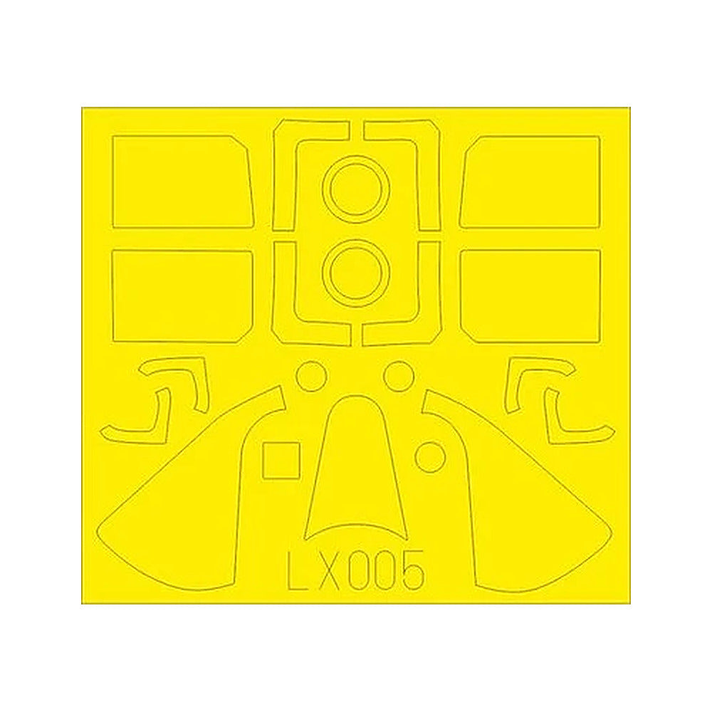 eduard lx005 1 24 mask f6f 5 for airfix canopy mask set