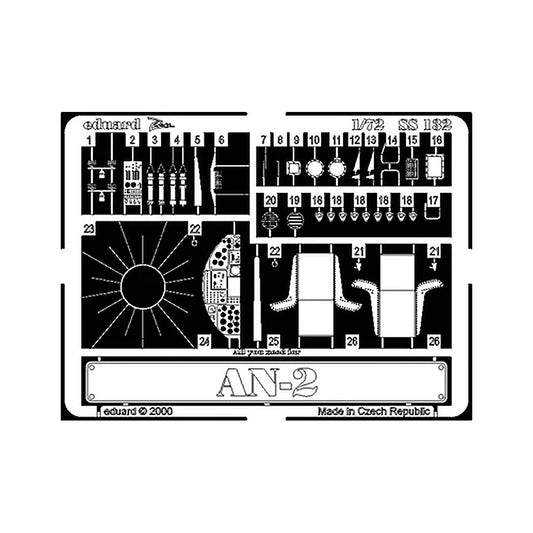 eduard ss132 1 72 an 2 for italeri photo etch detail set