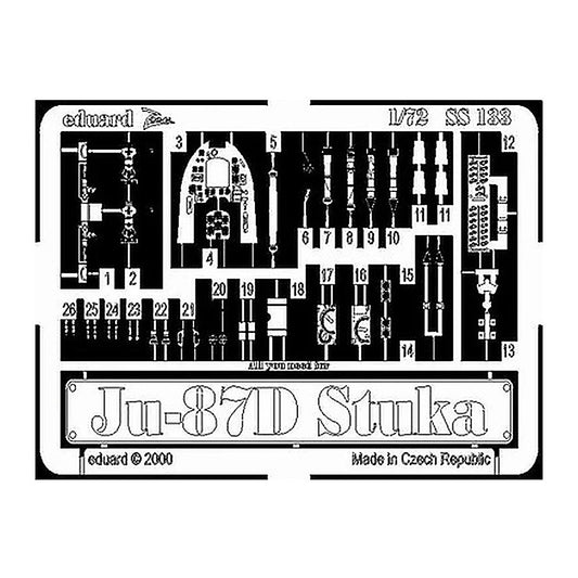 eduard ss133 1 72 ju 87d stuka for italeri