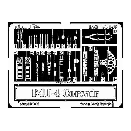eduard ss140 1 72 for italeri photo etch detail set