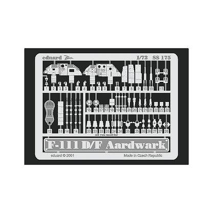 eduard ss175 1 72 f 111 d f aardvark photo etch interior detail set
