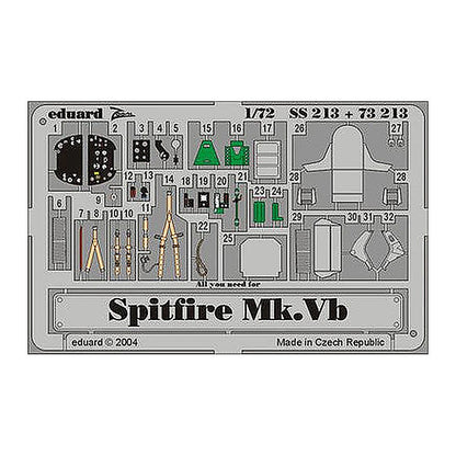 eduard ss213 1 72 spitfire mk vb for tamiya