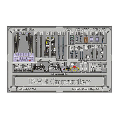 eduard ss227 1 72 f 8e for academy photo etch detail set