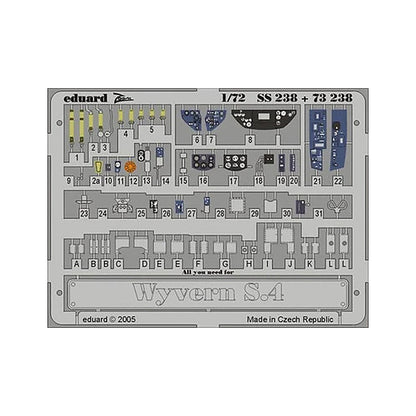 eduard ss238 1 72 wyvern s 4 for trumpeter