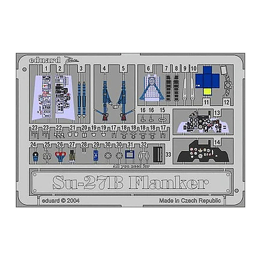 eduard ss251 1 72 su 27 flanker b for hasegawa revell