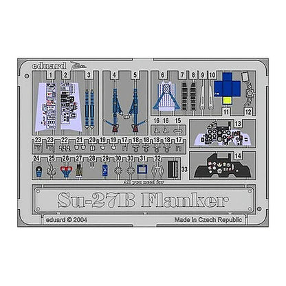 eduard ss251 1 72 su 27 flanker b for hasegawa revell