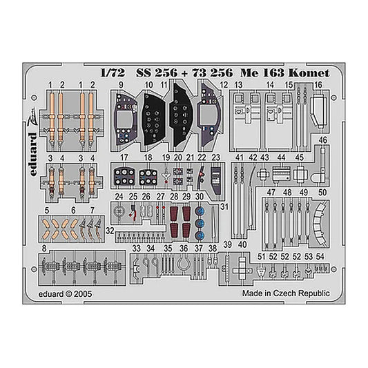 eduard ss256 1 72 me 163 komet for academy