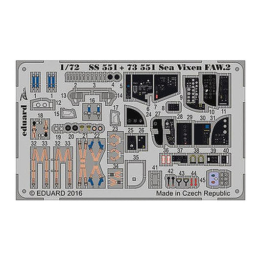 eduard ss551 1 72 sea vixen faw 2 for cyber hobby