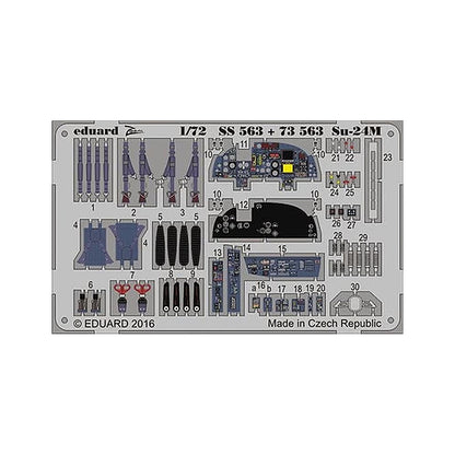 eduard ss563 1 72 su 24m for trumpeter photo etch detail set