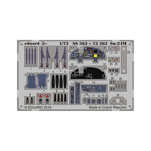 eduard ss563 1 72 su 24m for trumpeter photo etch detail set
