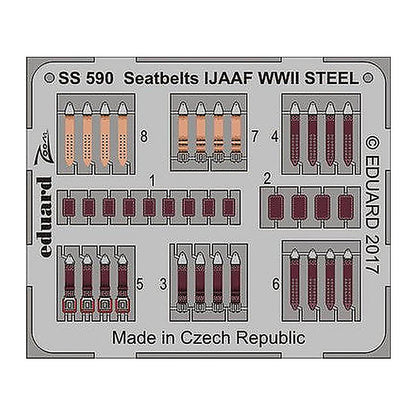 eduard ss590 1 72 seatbelts ijaaf wwii steel
