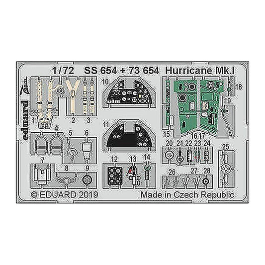 eduard ss654 1 72 hurricane mk i for arma hobby