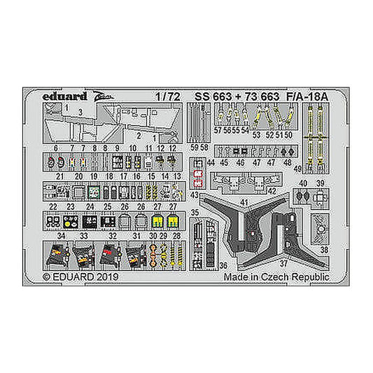 eduard ss663 1 72 f a 18a 1 72