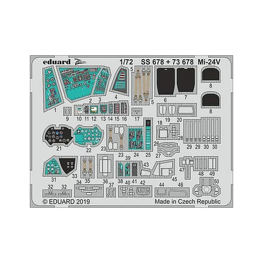 eduard ss678 1 72 mi 24v for zvezda photo etch detail set