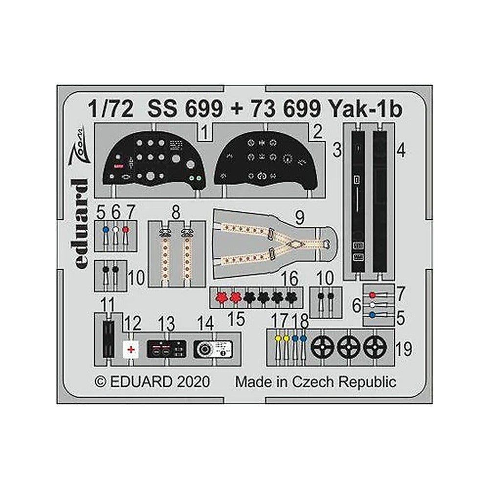 eduard ss699 1 72 yak 1b arma hobby