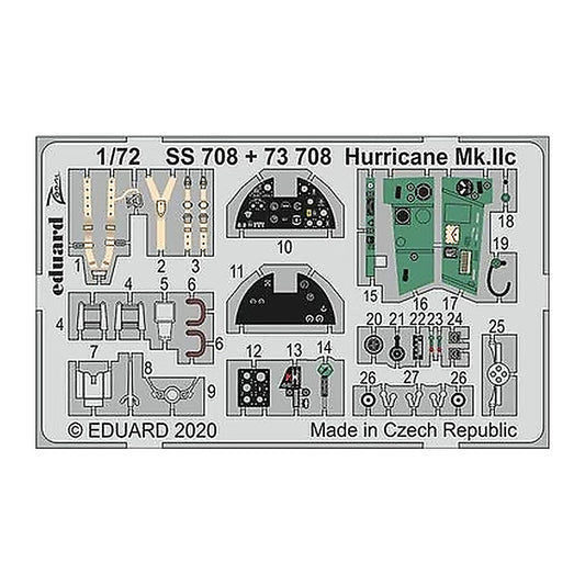 eduard ss708 1 72 hurricane mk iic for arma