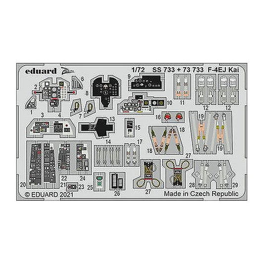 eduard ss733 1 72 f 4ej kai for fine molds