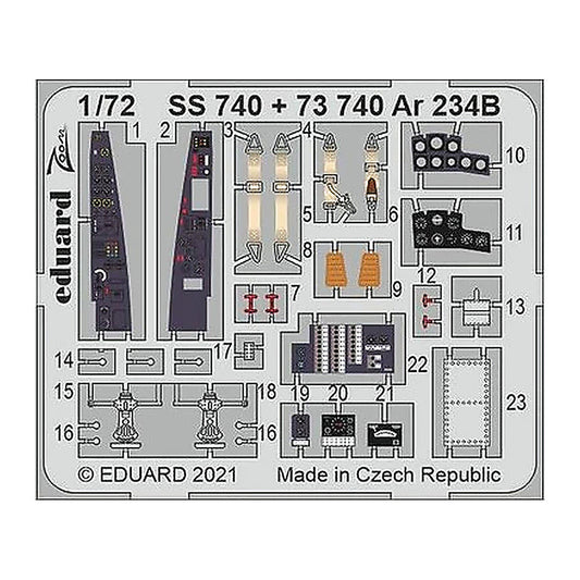 eduard ss740 1 72 ar 234b for hobby 2000 dragon