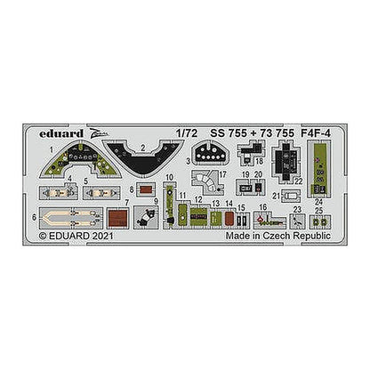 eduard ss755 1 72 for arma hobby photo etch detail set