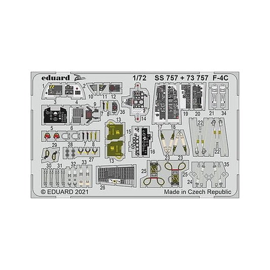 eduard ss757 1 72 f 4c for fine molds photo etch detail set