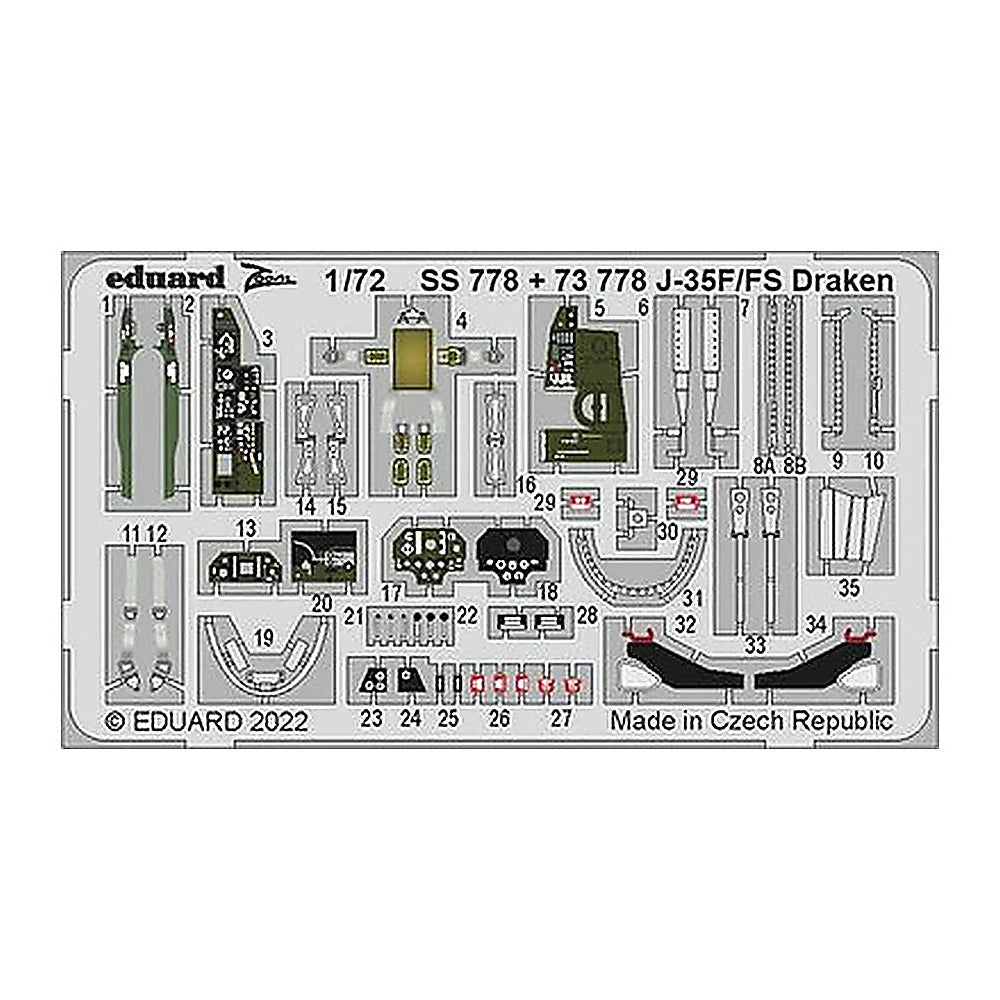 eduard ss778 1 72 j 35f fs draken hasegawa hobby 2000