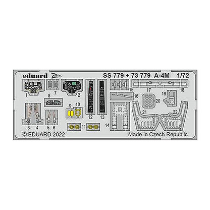 eduard ss779 1 72 a 4m for hobby boss photo etch detail set
