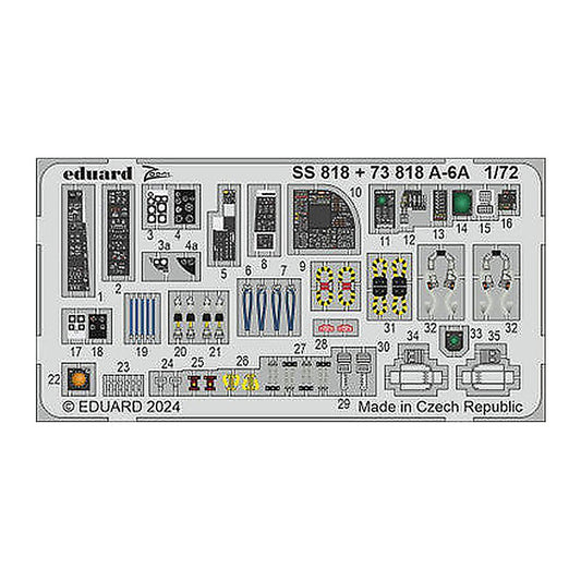 eduard ss818 1 72 a 6a for trumpeter photo etch detail set