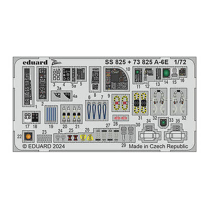 eduard ss825 1 72 a 6e for trumpeter photo etch detail set