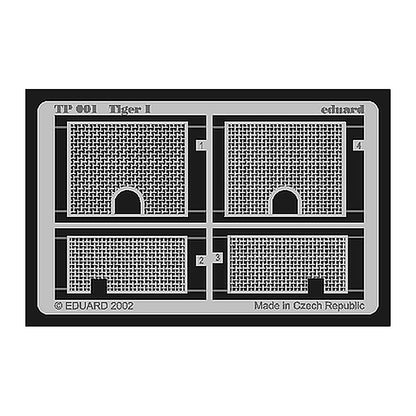 eduard tp001 1 35 tiger i for academy photo etch detail set
