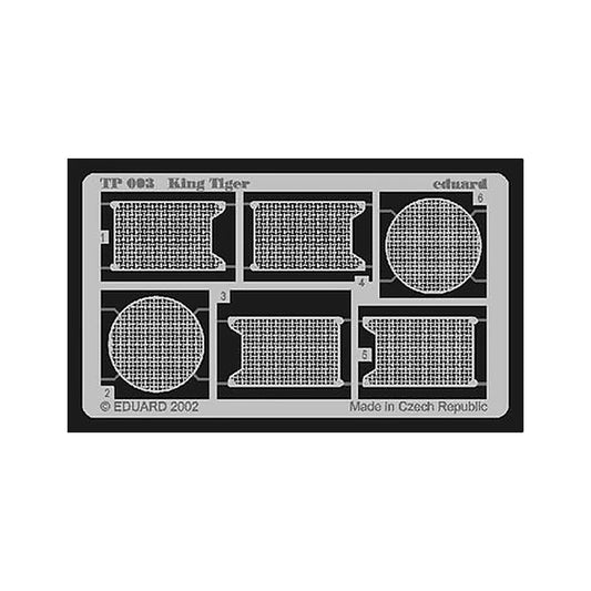 eduard tp003 1 35 king tiger for tamiya photo etch detail set