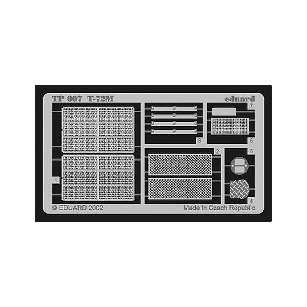 eduard tp007 1 35 t 72m for tamiya photo etch detail set