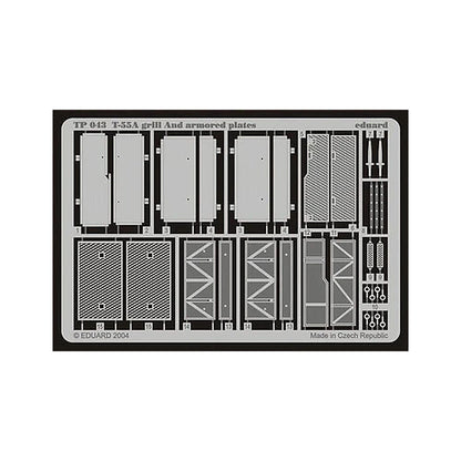 eduard tp043 1 35 t 55a grill and armoured platesfor tamiya 35257