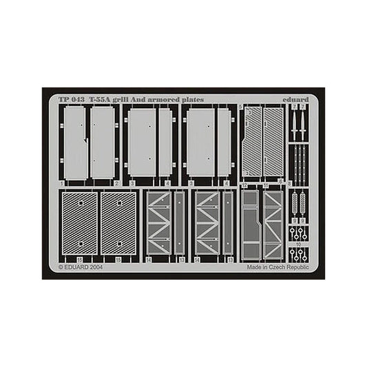 eduard tp043 1 35 t 55a grill and armoured platesfor tamiya 35257