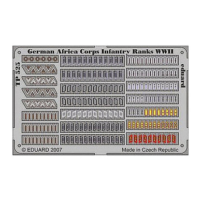 eduard tp525 1 35 german africa corps infantry ranks wwii