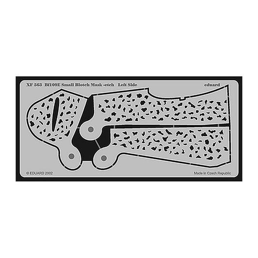 eduard xf563 1 48 bf 109e small blotch mask etch