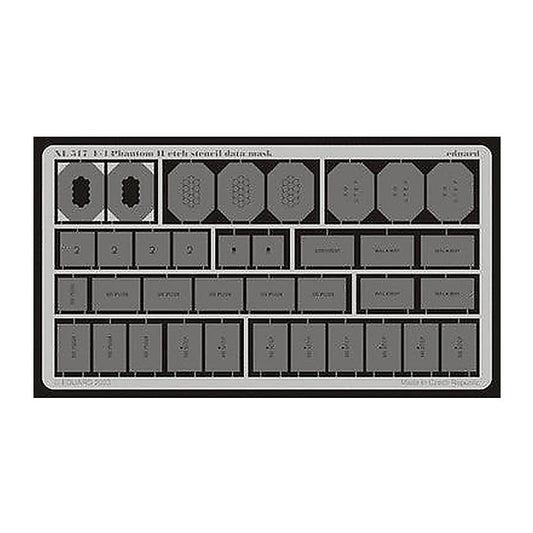 eduard xl517 1 32 mask f 4 etch stencil data mask etch