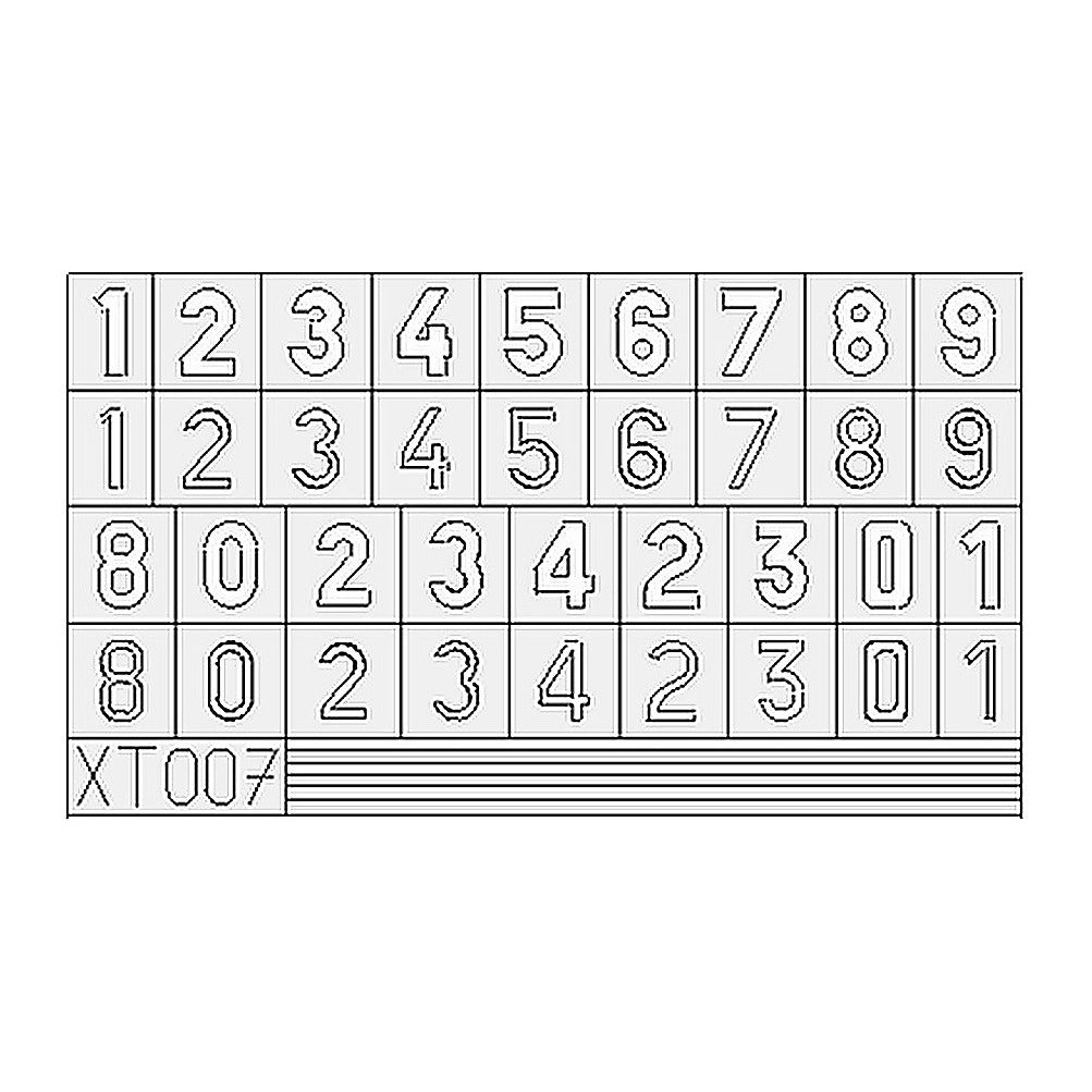 eduard xt007 1 35 mask german numbers small