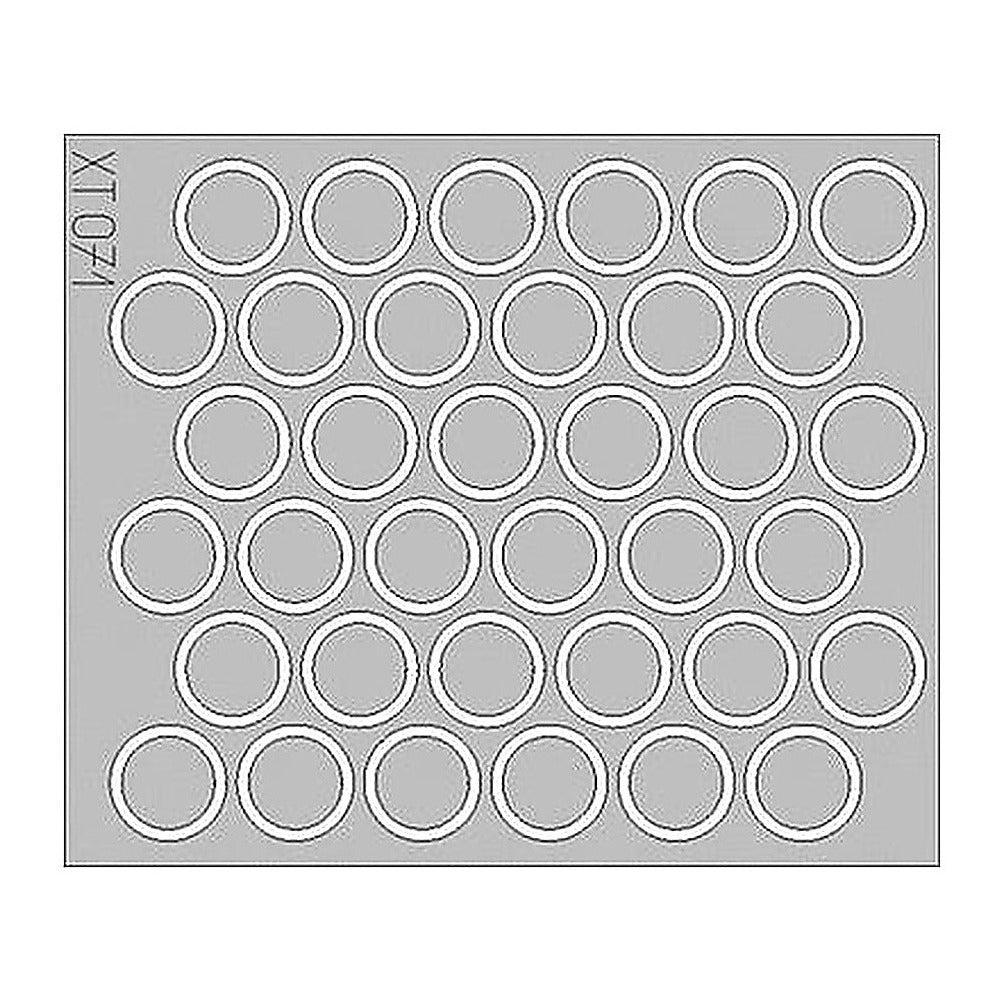 eduard xt071 1 35 mask pz iv ausf h j wheel mask for tamiya